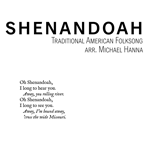 Solo piano sheet music for Michael Hanna - Shenandoah. From the album "Of Those Now Gone."